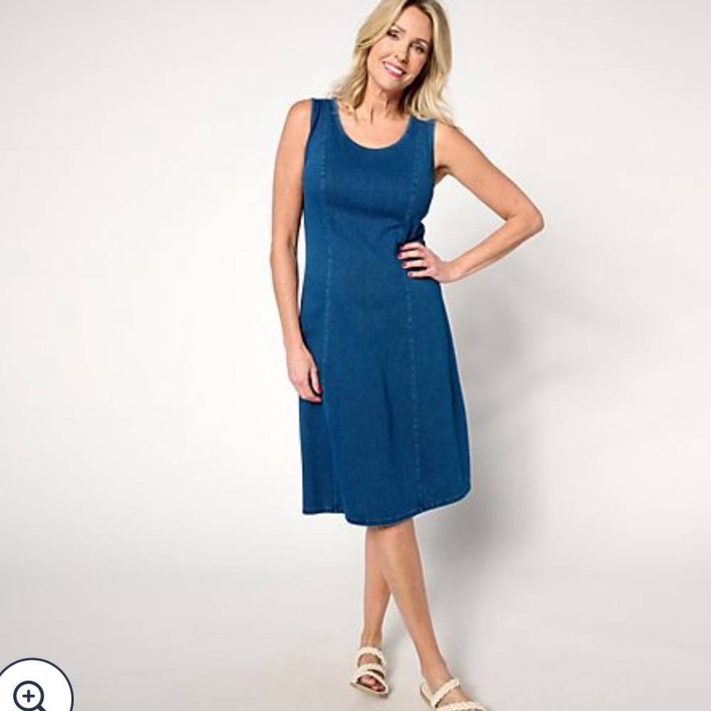 Denim & Co. Comfy Knit Air Tank Dress